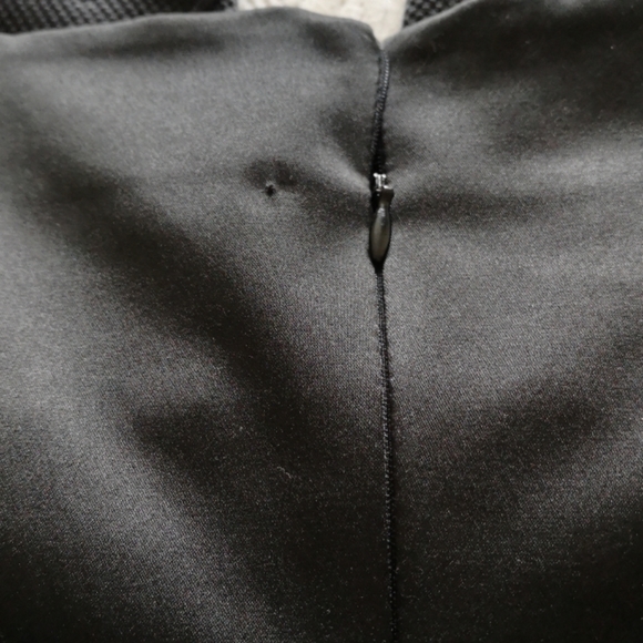 NWOT Midi black cocktail dress with bow - Picture 7 of 15